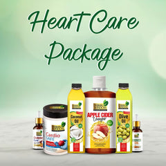 Heart Care Package - Cholesterol Cure, Cardio Safe, Apple Cider Vinegar, Olive Oil, Coconut Oil, Sea Buckthorn Oil