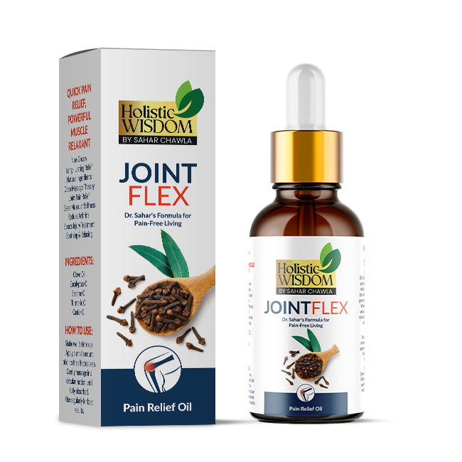 Joint Flex Oil - Dr Sahar's Formula for Pain Free Living - Deep Massage Therapy, Relieves Joint Pain, Eases Muscular Stiffness, Soothing & Relaxing!