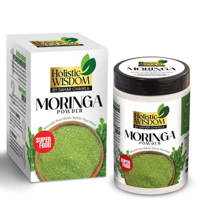 Moringa Powder – Nourishes Body & Boosts Mood - Detoxifies Body, Helps in Weight Loss & Rich in Nutrients