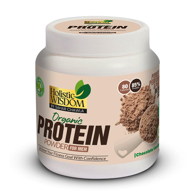 Organic Protein Powder for Men - Build Lean Muscle and Strength, Enhance Athletic Performance, and Boost Post-Workout Recovery!