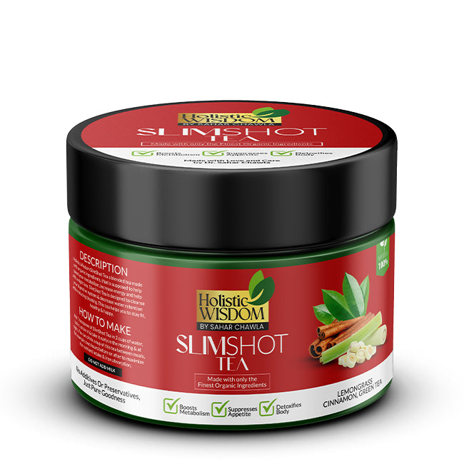 Slim Shot Tea – Made with Pure Organic Goodness, Boosts Metabolism, Detoxifies Body & Helps in Weight Loss