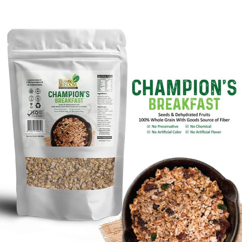 Champion's Breakfast - A Power Packed Blend of Dehydrated Fruits & Seeds for an Energizing Start