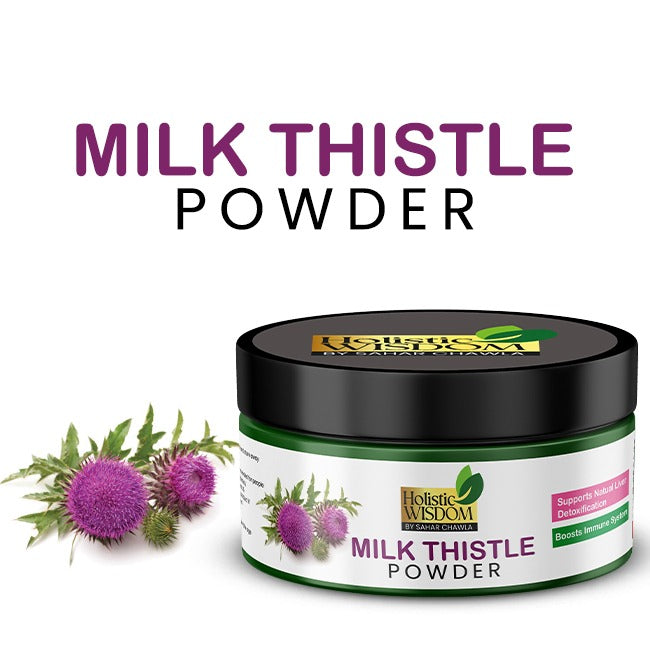 Milk Thistle Powder – Natural Liver Detox & Herbal Superfood for Detoxification & Immunity
