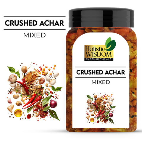 Crushed Mixed Achar – Authentic Taste of Mixed Vegetables in Rich Spices & Oils