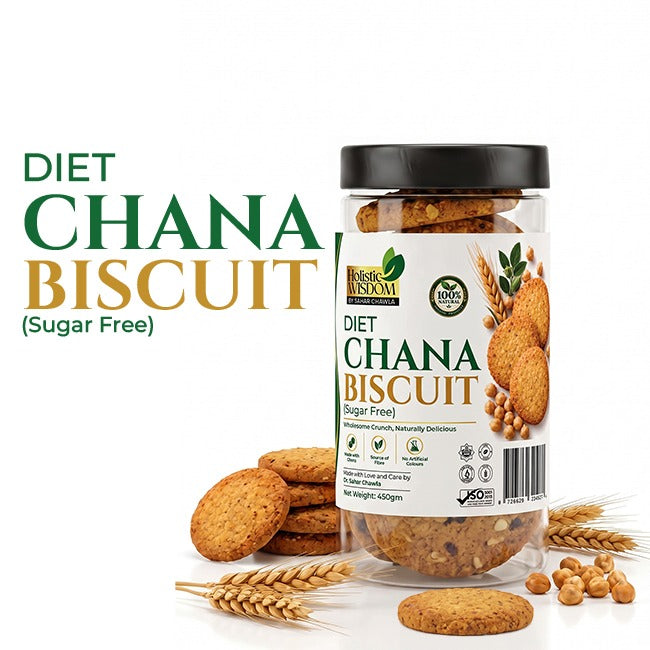 Diet Chana Biscuits – Crunchy Chickpea Biscuits for Tea Time, Light Snacking