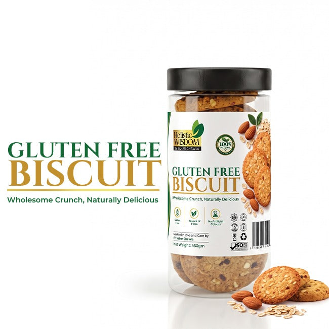 Gluten Free Biscuits – Crunchy Wheat-Free Biscuits for Tea Time, Snacking