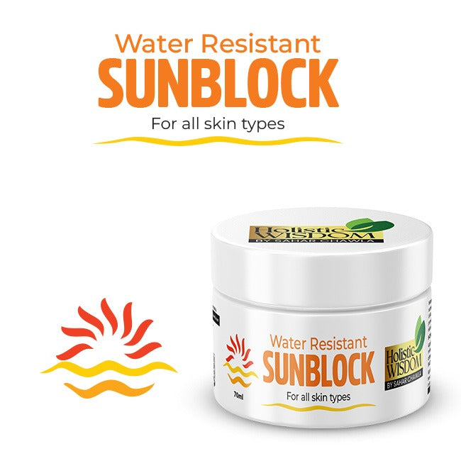 Water Resistant SunBlock – Daily Sun Care for All Skin Types