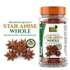 Star Anise Whole – Aromatic Whole Spice for Tea, Cooking & Baking